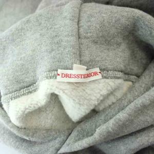 DRESSTERIOR ジャケット パーカー 上着 2 グレー 長袖 カンガルーポケット 紐なし /RK