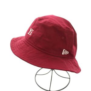 ニューエラ NEW ERA 刺繍バケットハット 帽子 つば広 L ボルドー 赤 YZ-H21-091 /YM