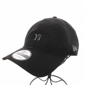 × ニューエラ NEW ERA ヨウジヤマモト キャップ 帽子 ロゴ 刺繍 黒 ブラック YX-H07-092