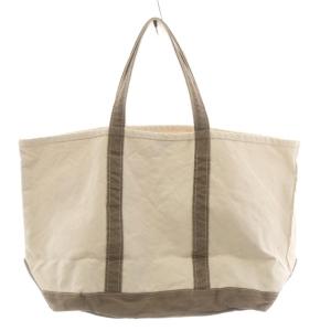 L.L.BEAN ボートアンドトート ハンドバッグ キャンバス ベージュ 白 ホワイト /AN46