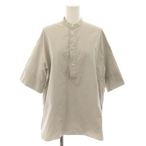 AURALEE セットアップ 上下 ウォッシュドフィンクスリップストップシャンブレーハーフスリーブシャツ WASHED