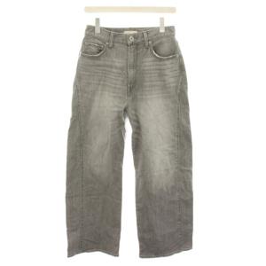 25AW パネル pannel デニムパンツ ジーンズ ジップフライ 38 グレー 25030922726030