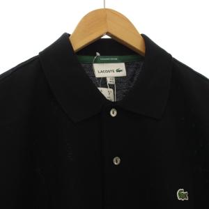 LACOSTE JOURNAL STANDARD relume 別注 25SS ポロシャツ 半袖 ロゴ刺繍 XL 黒 25071465003010