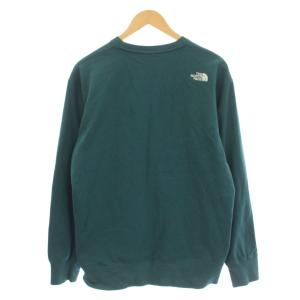 THE NORTH FACE スウェット トレーナー ロゴ 長袖 L 緑 グリーン NT62335X /G