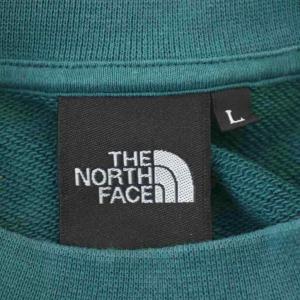 THE NORTH FACE スウェット トレーナー ロゴ 長袖 L 緑 グリーン NT62335X /G