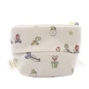 gelato pique × スーパーマリオ SUPER MARIO ポーチ 3点セット 白 ホワイト 黄 イエロー /AN28