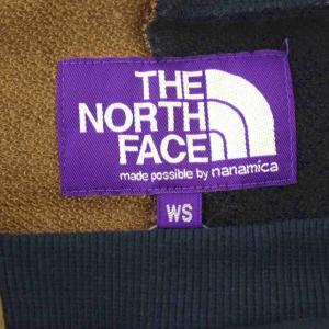THE NORTH FACE PURPLE LABEL nanamica ナナミカ アシンメトリー ロゴ Tシャツ 半袖 S 茶 グレー 黒 NT3120N /G