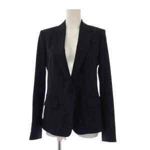 Theory セットアップ スーツ 上下 テーラードジャケット スラックスパンツ ジップフライ ウール 2 4 紺 01-9906476