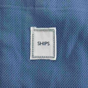 SHIPS テーラードジャケット 上着 LL 青 長袖 無地 /GG