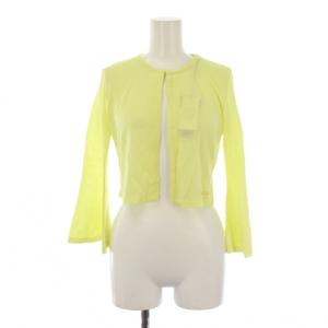 FASHION ニット カーディガン 34 イエロー 0377718
