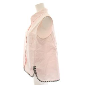 Christian Dior ノースリーブ ブラウス 40 ピンク 5E21513B1324