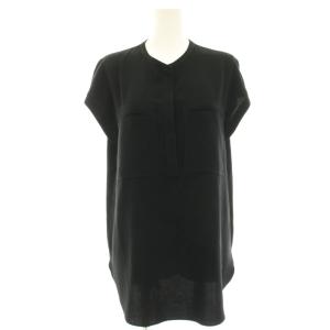 21SS POWDER CREPE UTL SHIRT F シャツ ブラウス フレンチスリーブ ハーフボタン