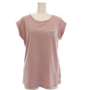 Tシャツ 42 ピンク ロゴパッチ 半袖 /GP