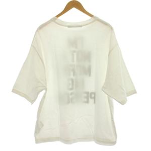 Framework 21SS BIGロゴ Tシャツ F 白 ホワイト ロゴプリント 半袖 /GP