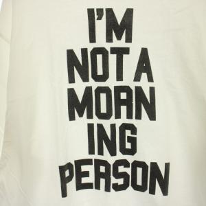 Framework 21SS BIGロゴ Tシャツ F 白 ホワイト ロゴプリント 半袖 /GP