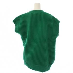 STELLA McCARTNEY ニット ベスト プルオーバー カシミヤ ウール 38 緑 /BM