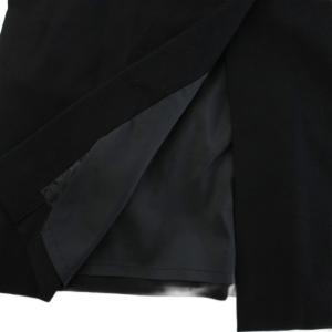 theory luxe NEW SAXONY PERNO タイトスカート 40 黒 ブラック 無地 ロング丈 03-2307323