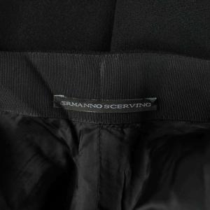 Ermanno Scervino スカート 46 黒 ブラック 無地 フレア /AP