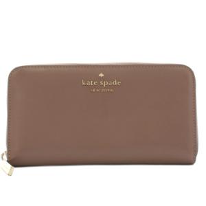 ステイシーラージコンチネンタルウォレット 長財布 ラウンドファスナー 小銭入 レザー 茶 ブラウン WLR00130