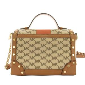 MICHAEL KORS Cori Small Heritage Signature Trunk Bag トランクバッグ ショルダーバッグ