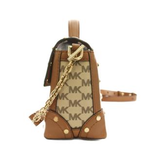 MICHAEL KORS Cori Small Heritage Signature Trunk Bag トランクバッグ ショルダーバッグ