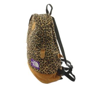 THE NORTH FACE PURPLE LABEL リュックサック デイバッグ レオパード柄 ヒョウ柄 切替 フェイクスエード ベージュ 黒 ブラック NN7417N