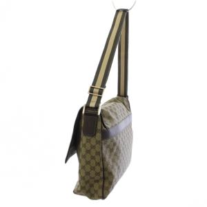 GUCCI メッセンジャーバッグ GGキャンバス カーキ 233052