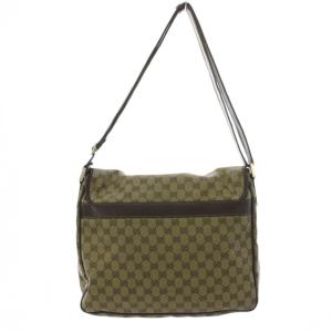 GUCCI メッセンジャーバッグ GGキャンバス カーキ 233052