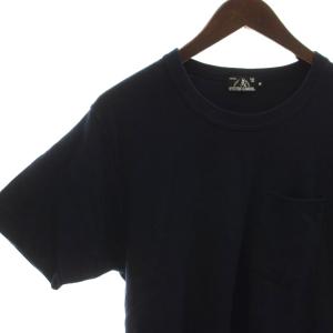 HYSTERIC GLAMOUR Tシャツ カットソー M 紺 半袖 ラウンドネック プリント /GG