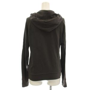HYSTERIC GLAMOUR パーカー 薄手 ジップアップ ロゴ 長袖 F カーキ 2CF-7600 /G