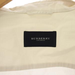BURBERRY LONDON スイングトップ ハリントンジャケット ジップアップ M 白 BBP66-415-02 /BM