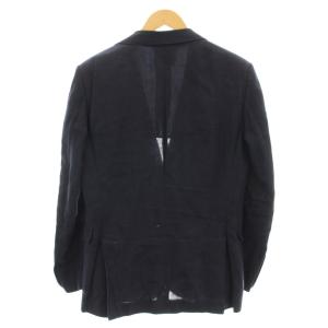POLO RALPH LAUREN リネン テーラードジャケット 麻 背抜き ブレザー 36 ネイビー 紺 715599941001 /G