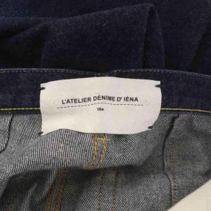 IENA L'ATELIER DENIME D'IENA  21SS ソフトバギーデニムパンツ ジーンズ 38 紺