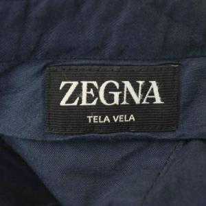 Zegna スラックス テーパード パンツ 50 ネイビー 紺 E716A5 /G