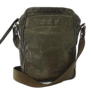 BALENCIAGA クラシックリポーター レザー ショルダーバッグ カーキ 272861