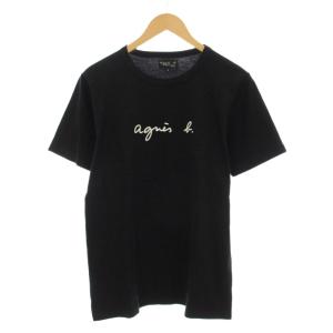 Tシャツ 2 黒 ブラック ロゴプリント 半袖 /GP