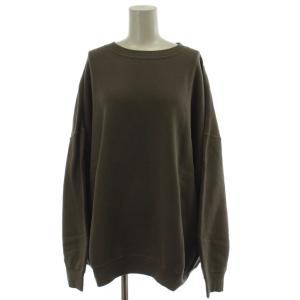 21SS wear out sweat スウェット トレーナー グレージュ 長袖 ラウンドネック 21070500701010