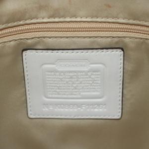 COACH エルゴ ベルテッド ホーボー ワンショルダーバッグ ハンドバッグ レザー 白 ホワイト F11261 /AN30