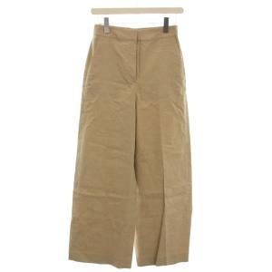 25SS LUSH LINEN CLAUDE リネン混 ワイドパンツ 麻 パンツ 36 ベージュ 035206401334