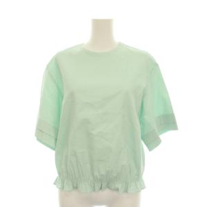 25SS Lush Linen Jenie Blouse ブラウス カットソー リネン混 半袖 38 スプリングミント