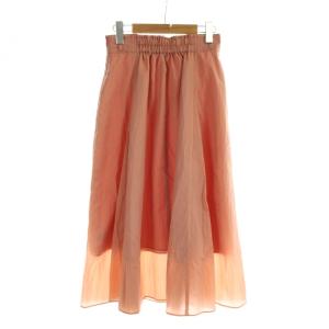 BLUE LABEL CRESTBRIDGE スカート 36 ピンク フレアシルエット ロング丈 /AP