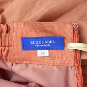 BLUE LABEL CRESTBRIDGE スカート 36 ピンク フレアシルエット ロング丈 /AP