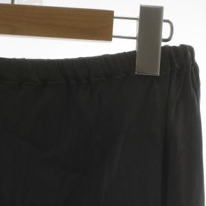 Plage 25AW Washable Fibril ロングスカート 36 グレー フレア ロング丈 ウエストゴム