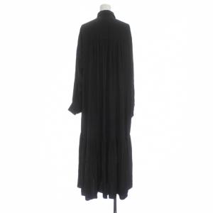 JOURNAL STANDARD L'ESSAGE シャツワンピース F 黒 長袖 ロング丈 レギュラーカラー /JP