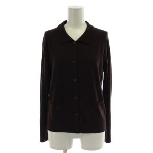 ×ジョンスメドレー JOHN SMEDLEY カーディガン 2 茶 長袖 無地 578-7264002