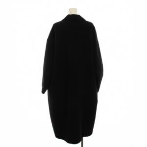 MUSE de Deuxieme Classe 24AW ウールアンゴラリバーコート F ブラック 24020500401030