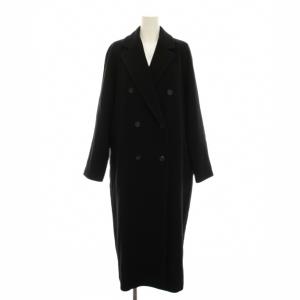 23AW Long Double Coat ブラック