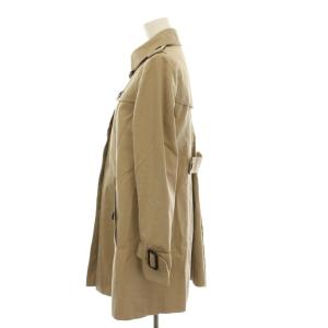 BURBERRY LONDON シングル トレンチコート 裏地チェック 40 ベージュ B1A14-730-51
