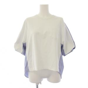 24SS Cotton Poplin x Cotton Jersey T-Shirt