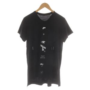 ショートスリーブカットソー Tシャツ 1 黒 ブラック 半袖 プリント 577CPM38 /RR